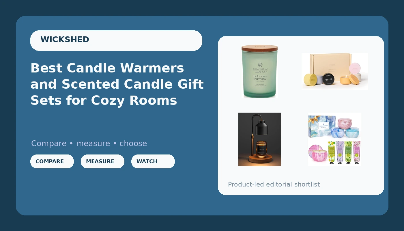 Best Candle Warmers and Scented Candle Gift Sets for Cozy Rooms