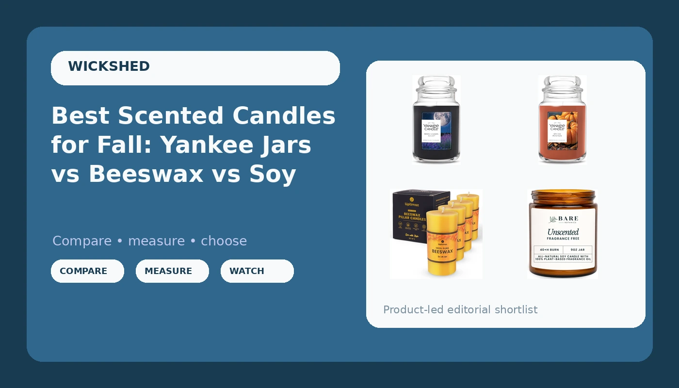 Best Scented Candles for Fall: Yankee Jars vs Beeswax vs Soy