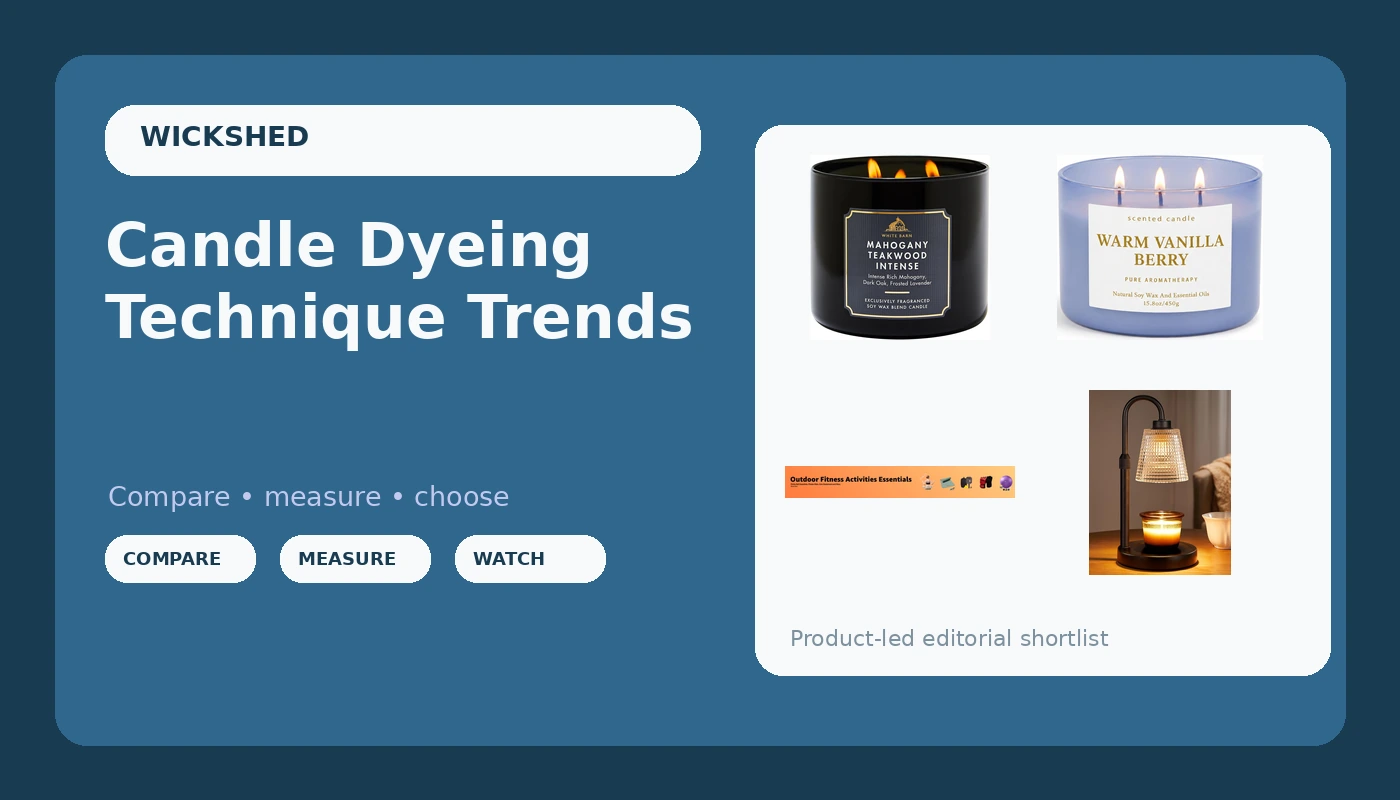 Candle Dyeing Technique Trends - WickShed review with measurements and honest opinion