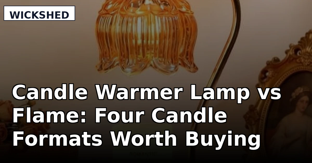 Candle Warmer Lamp vs Flame: Four Candle Formats Worth Buying