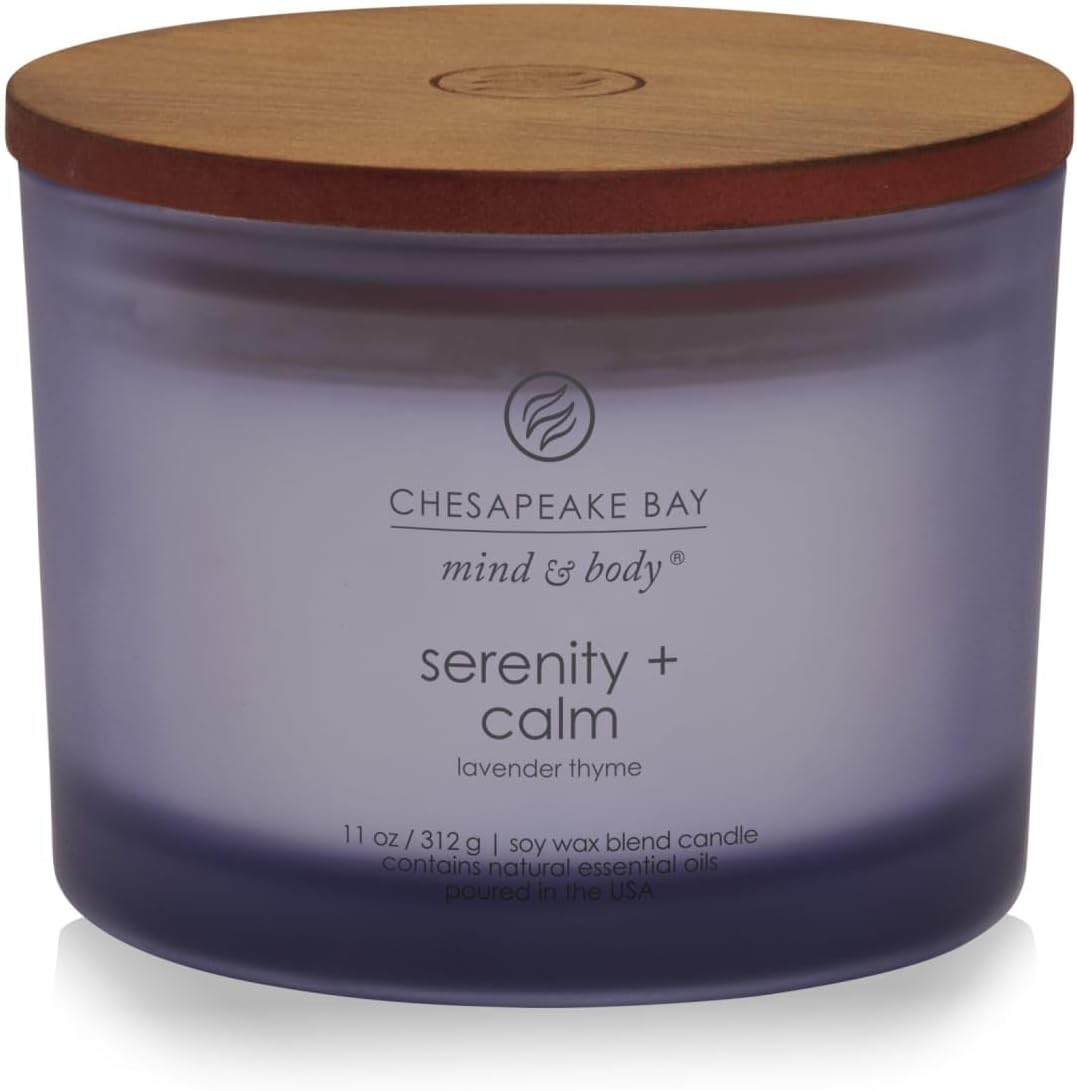 Chesapeake Bay Candle Mind & Body Collection Scented Candle, 11oz
