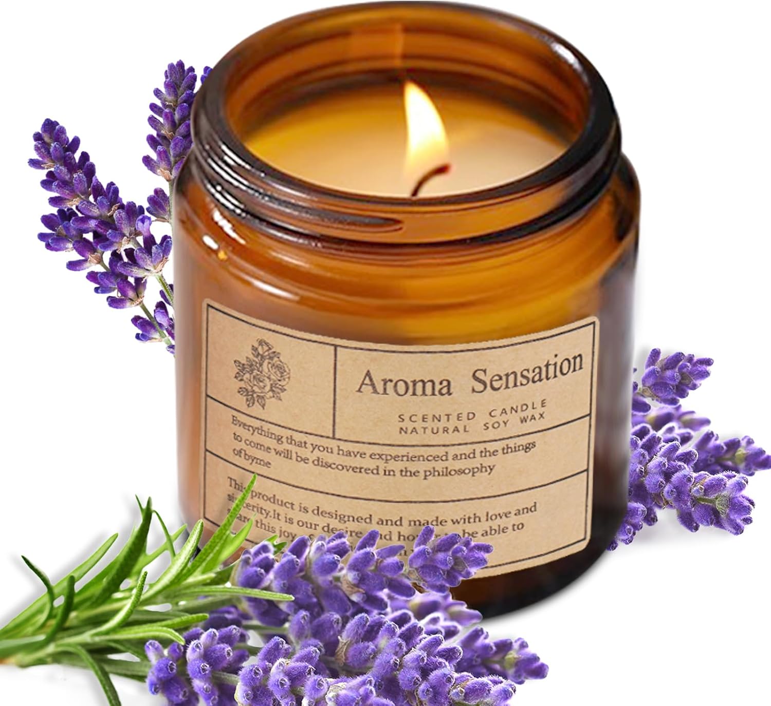 Organic Lavender Soy Candle (B0DDC5SDYN)