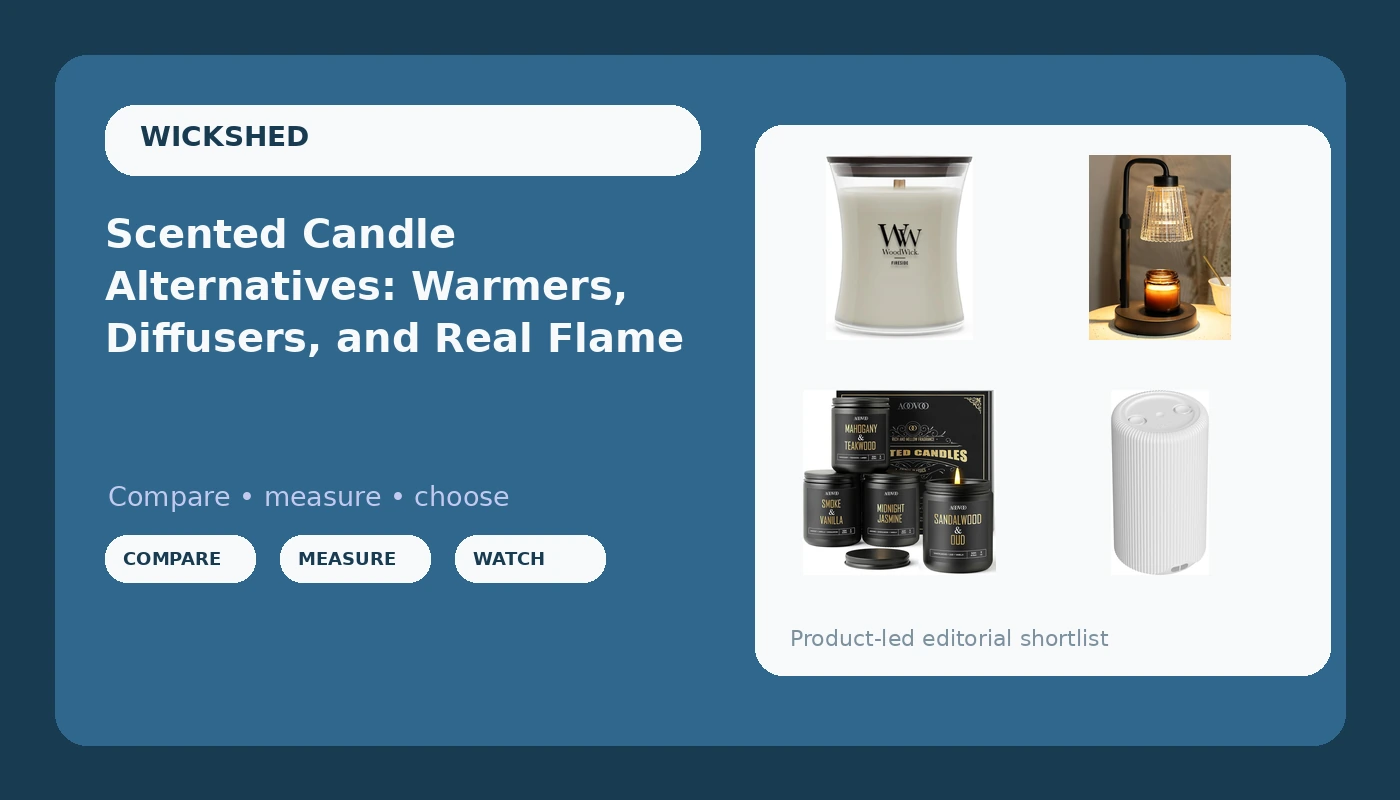 Scented Candle Alternatives: Warmers, Diffusers, and Real Flame