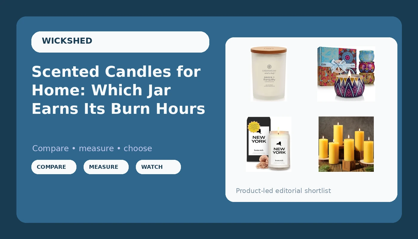 Scented Candles for Home: Which Jar Earns Its Burn Hours
