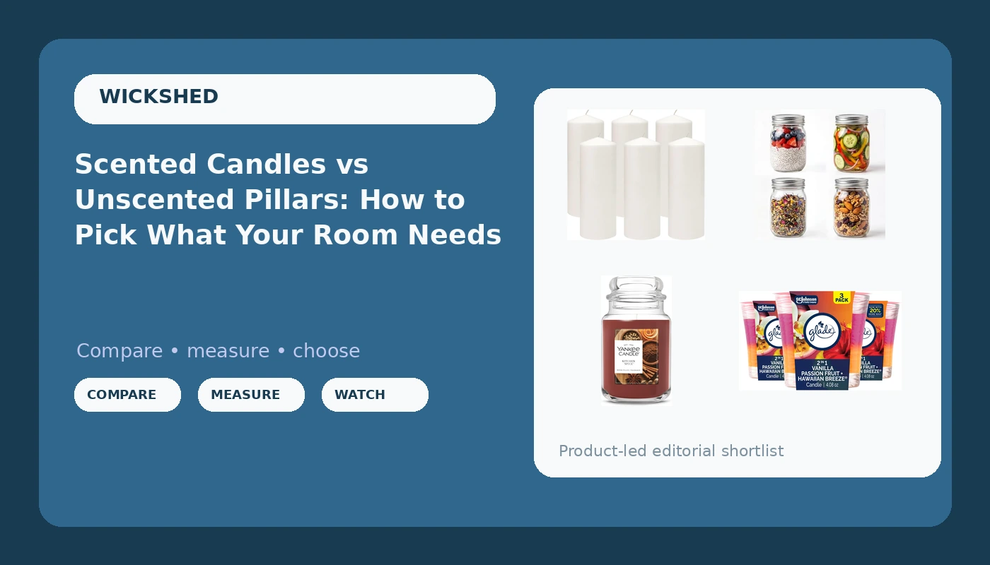 Scented Candles vs Unscented Pillars: How to Pick What Your Room Needs