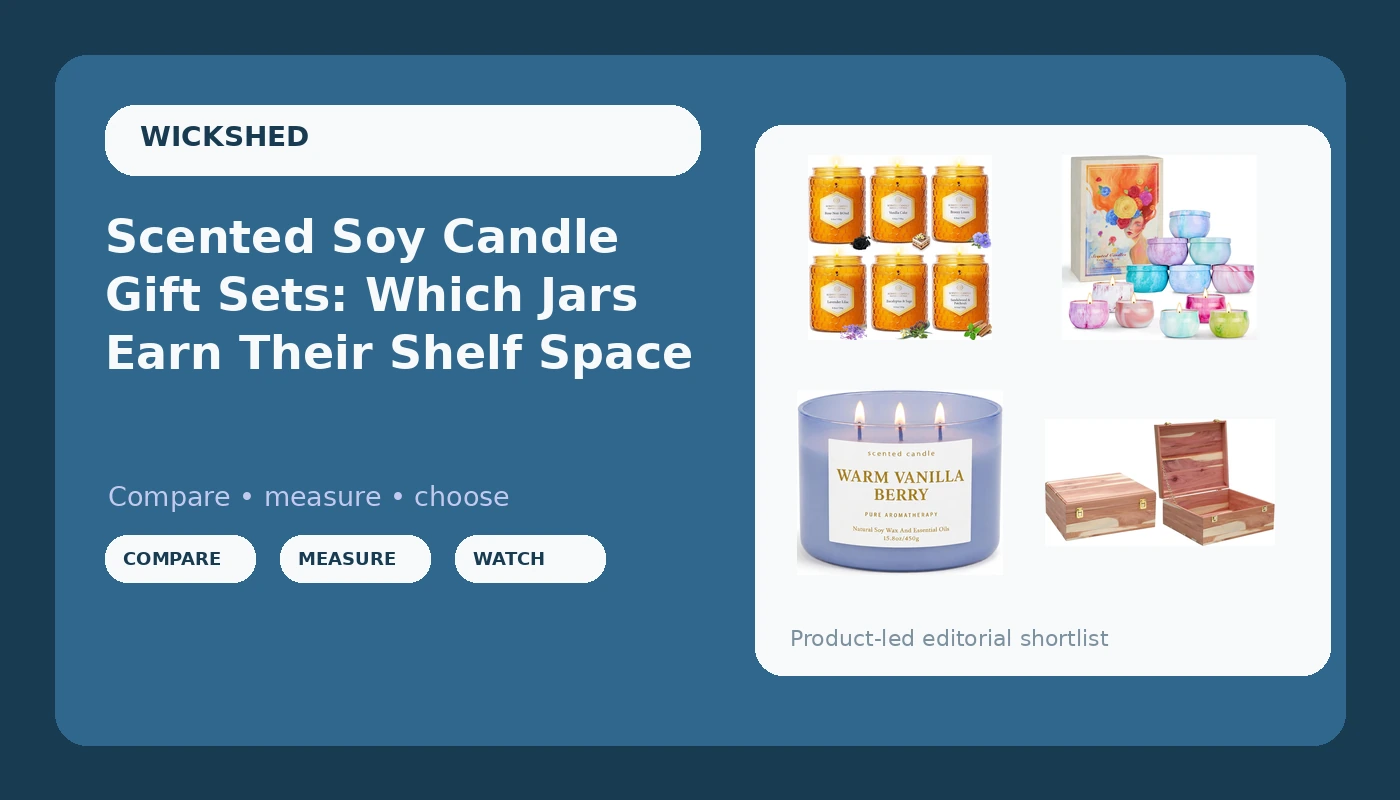 Scented Soy Candle Gift Sets: Which Jars Earn Their Shelf Space
