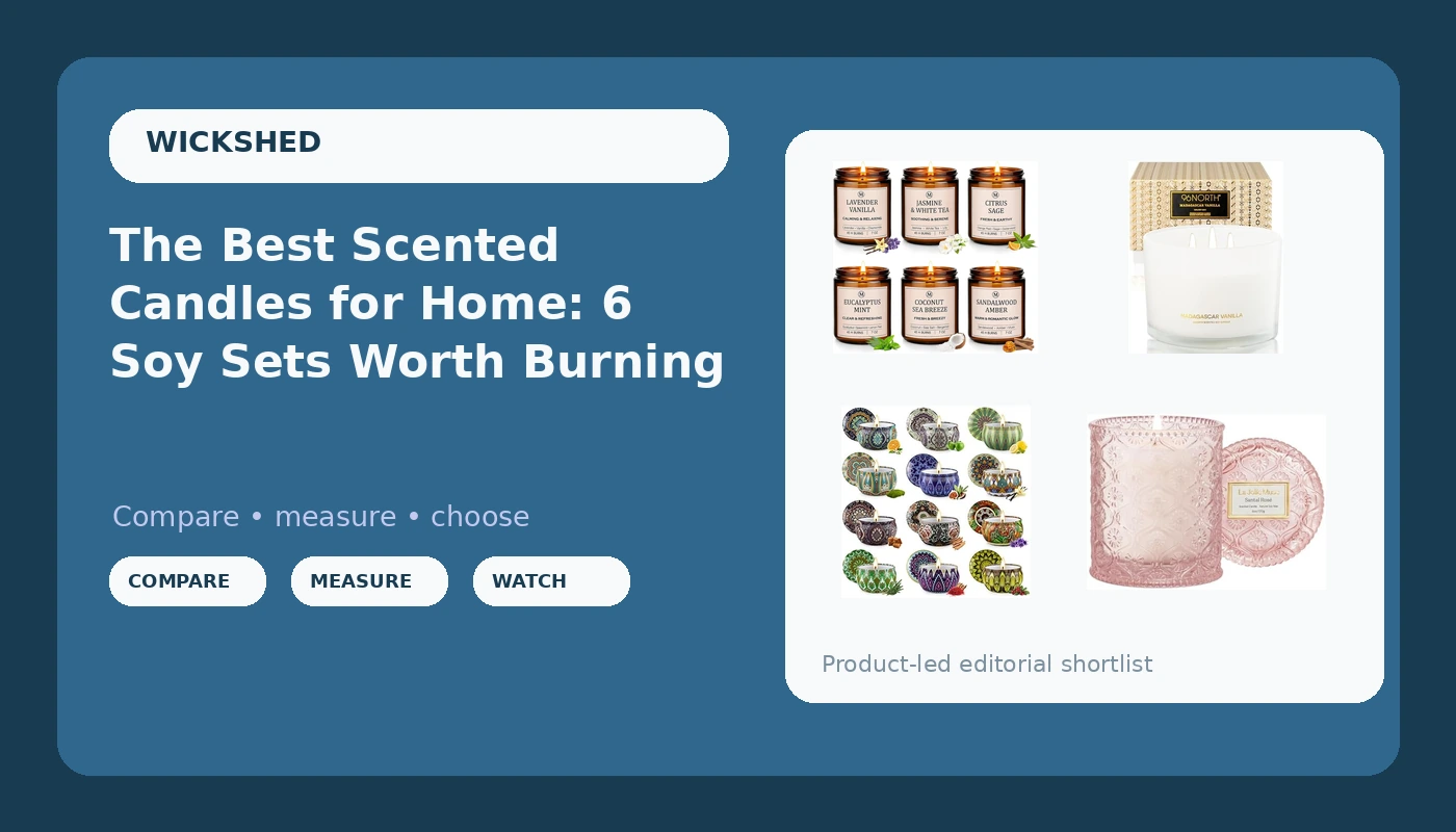 The Best Scented Candles for Home: 6 Soy Sets Worth Burning